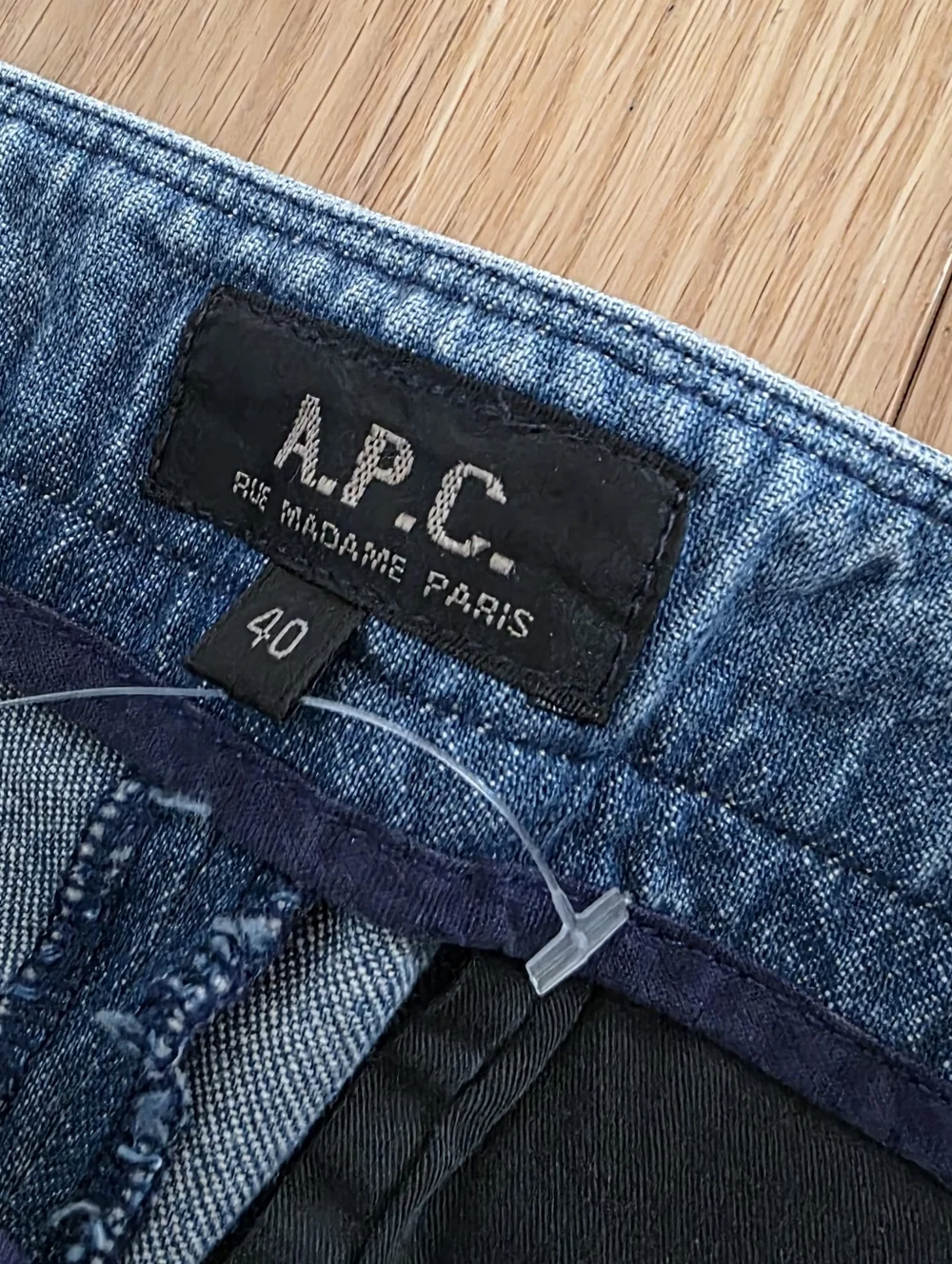A.P.C Denim Jeans High Waisted 100% Cotton - Picture 4 of 6